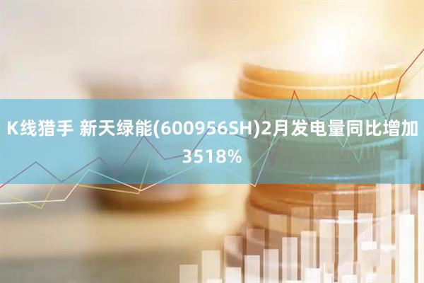 K线猎手 新天绿能(600956SH)2月发电量同比增加3518%
